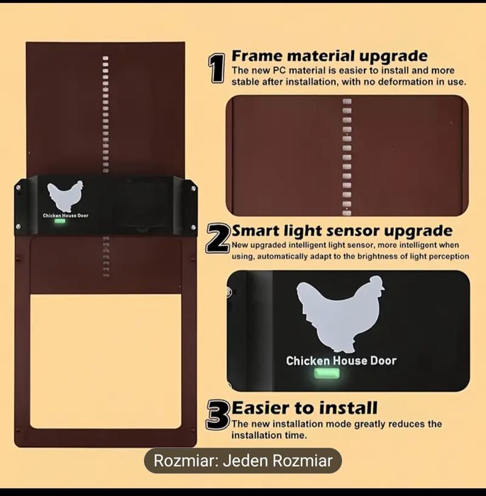 Drzwiczki kurnika automatycznie