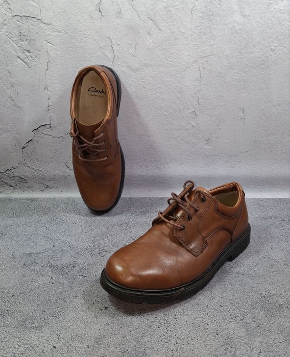 Кроссовки Clarks Cushion Cell кожаные мужские ботинки