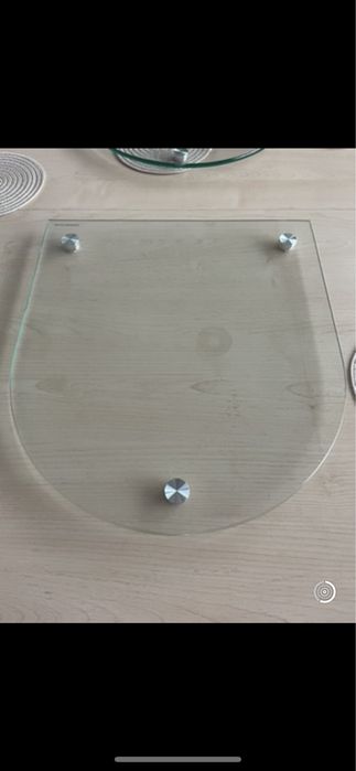 Szklana podkladka pod thermomiksa lub ekspres do kawy