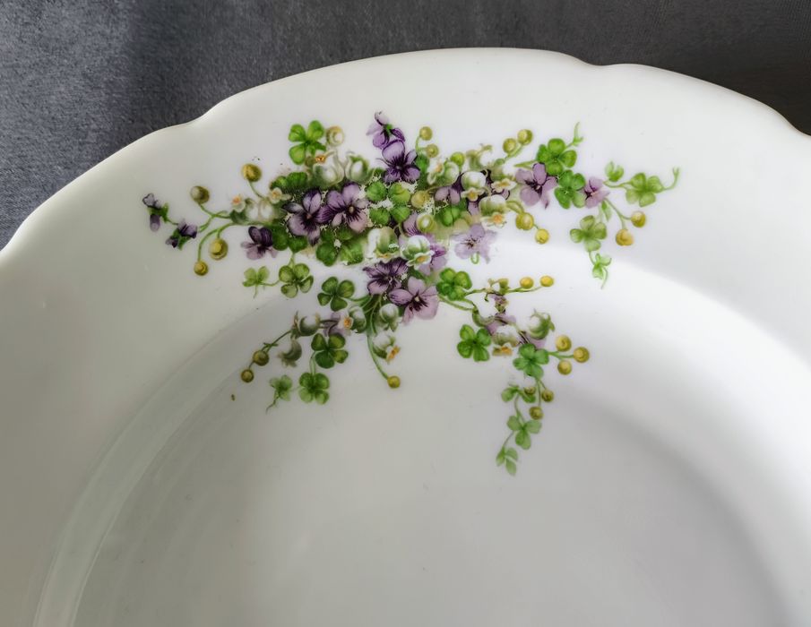 Посуда тарелка ВСЕУКРТРЕСТ 20-ые фарфор ранние советы НЭП