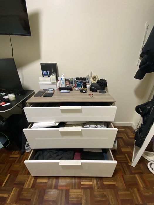 Cama IKEA HEMNES extensível + Cómoda + Colchão OFERTA