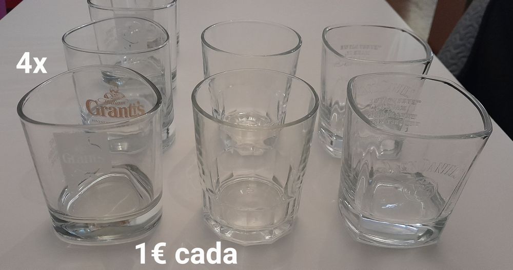 Diversos copos a vulso