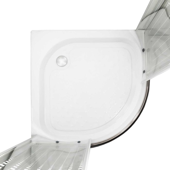 Душова кабіна 90х90см низький піддон скло 5 мм