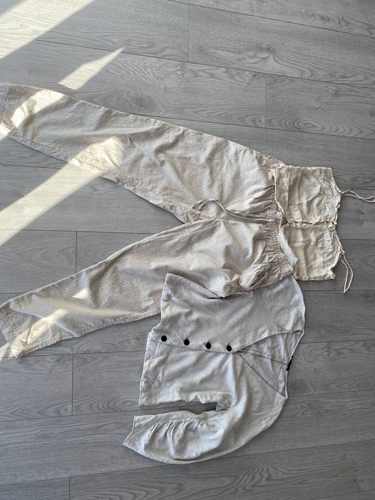 Пакет вещей, штаны брюки из льна, лён, h&m