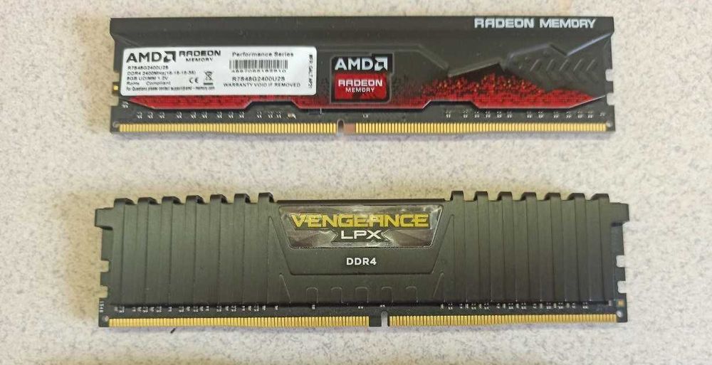 Оперативна пам'ять AMD, 8 ГБ DDR4-2400 DDR4