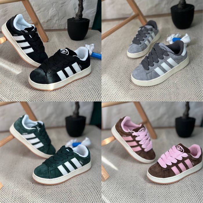 Дитячі кеди кросівки Adidas campus на хлопчика дівчинк 33 34 35 36 37