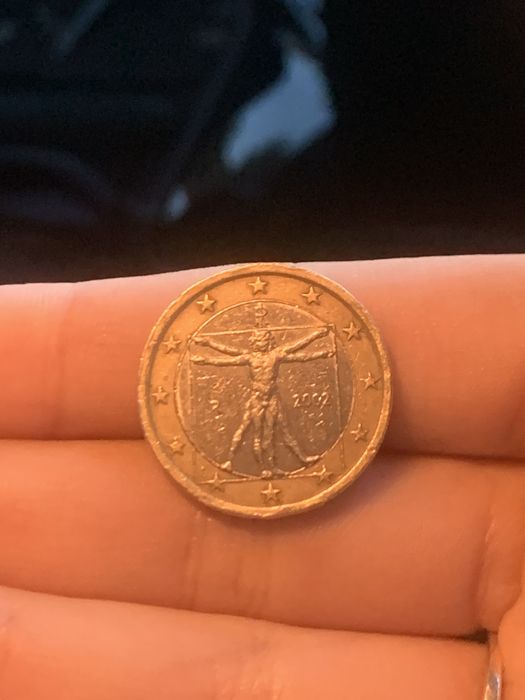moeda 1 euro Italia 2002