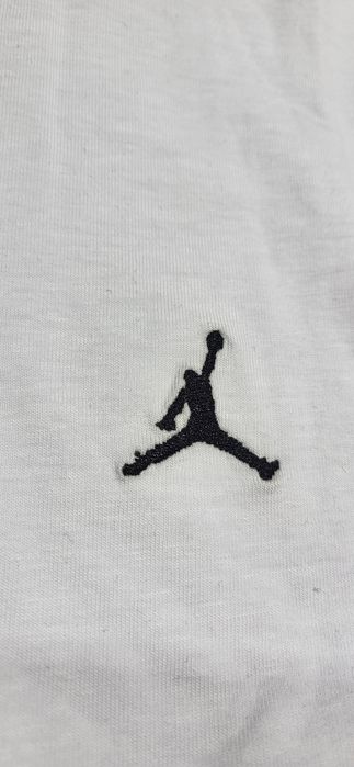 Jordan biała koszulka męska młodzieżowa bawełna premium S M