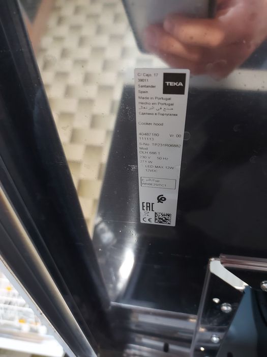 Exaustor Teka Novo inox