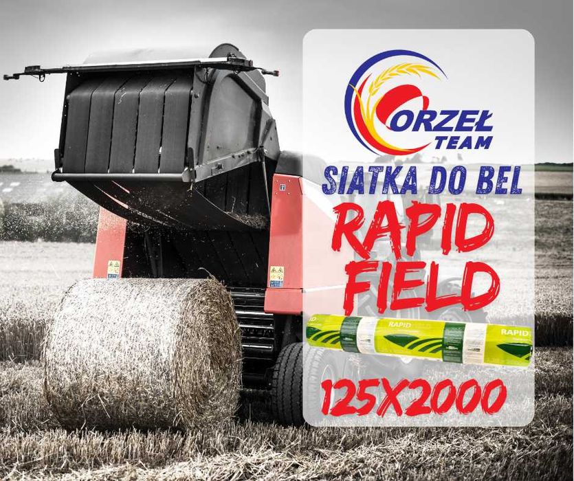 Siatka prasy, bel, balotów, słomy 125x2000, 123x3000 RAPID