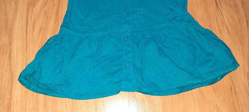 Niebieska tunika Denim & Co.