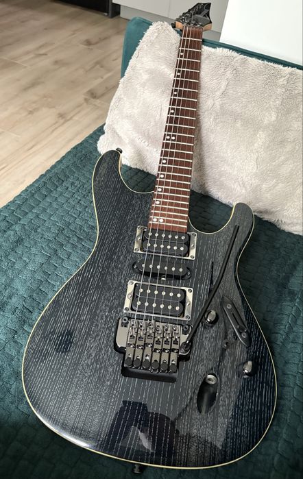 Gitara elektryczna Ibanez S570 AH SWK po modyfikacjach na Premium