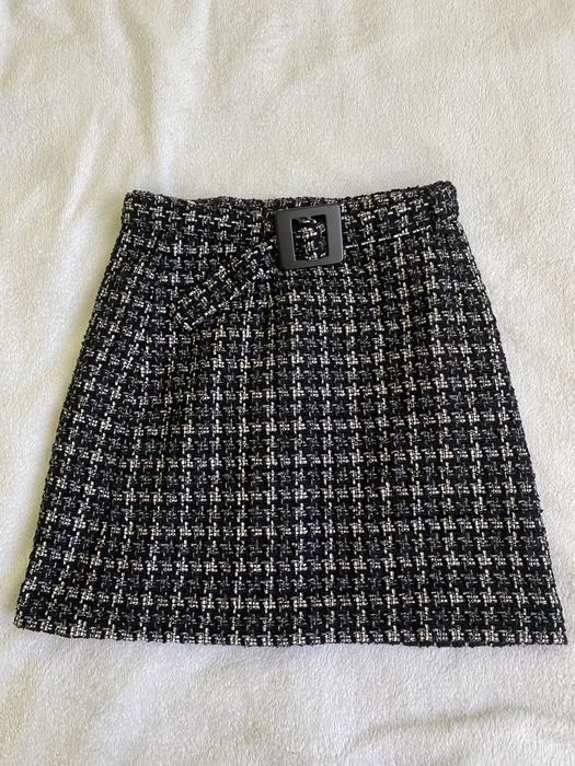 Spódnica kratka pepitka L medicine