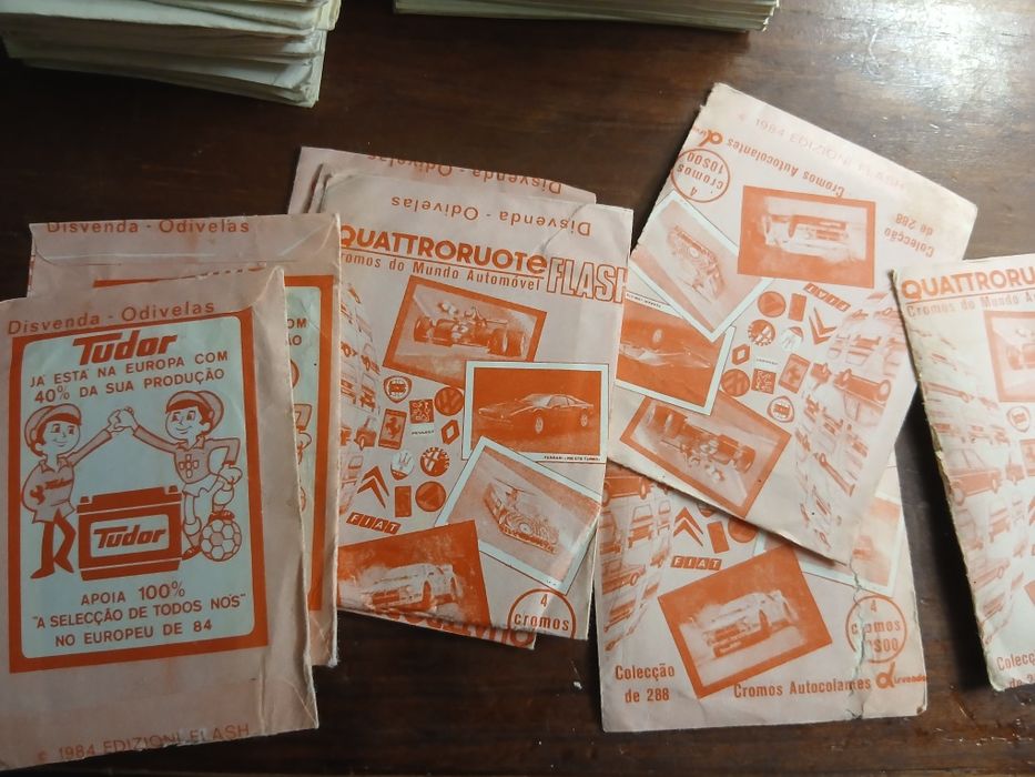 Cromos antigos diversos