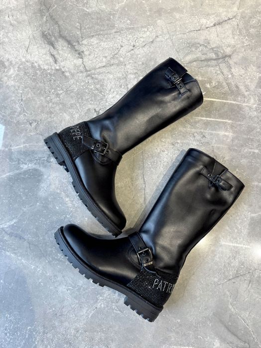 Шкіряні жіночі чоботи Patrizia Pepe оригінал