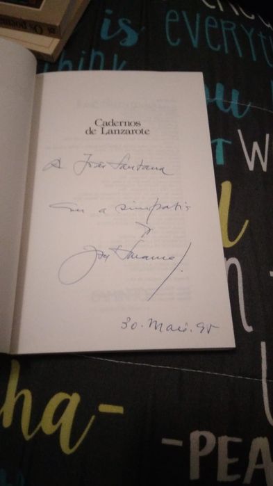 Livros Autografados de José Saramago
