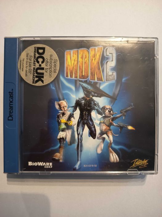 MDK 2 Sega Dreamcast 3XA komplet