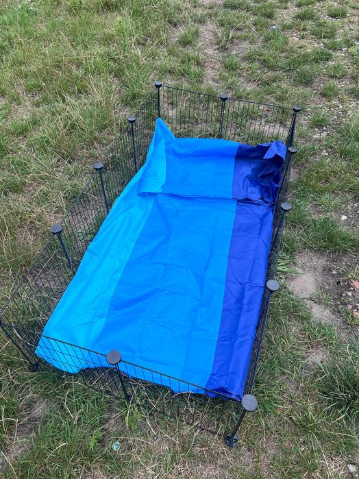 Duża klatka kojec wybieg dla świnki królika zwierząt modułowy NOWY