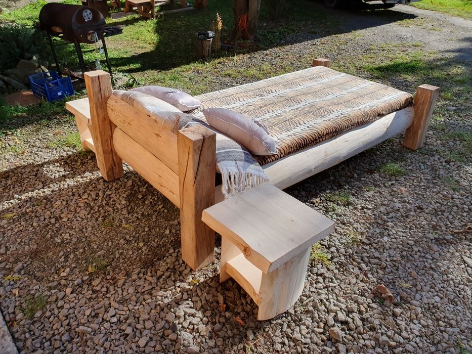 Łóżko drewniane solidne producent dostawa