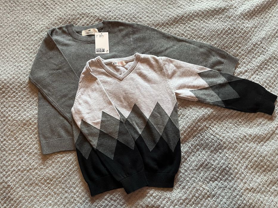 Sweterki chłopięce H&M roz 110/116