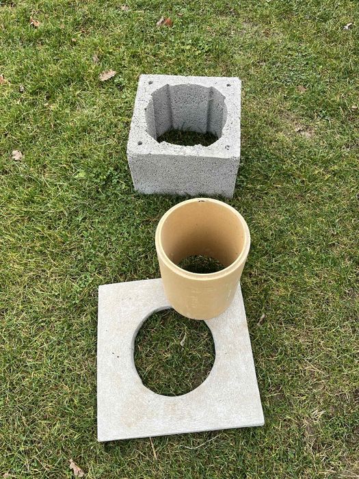 Wkład kominowy fi 200 1Mb plus daszek