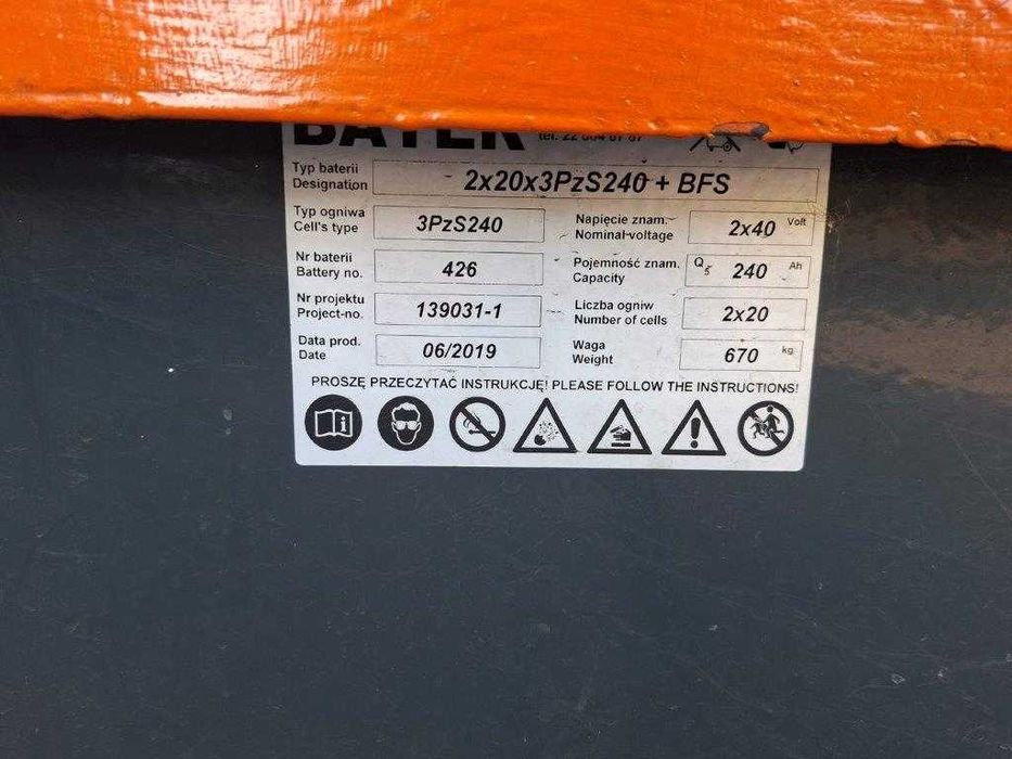 Wózek widłowy elektryczny model Balcancar, typ EV-687.33 nr 762397