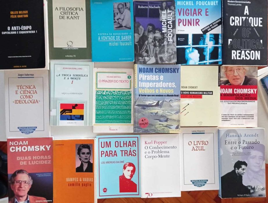 Livros: ciências sociais, filosofia, outros, etc (Novos preços!)