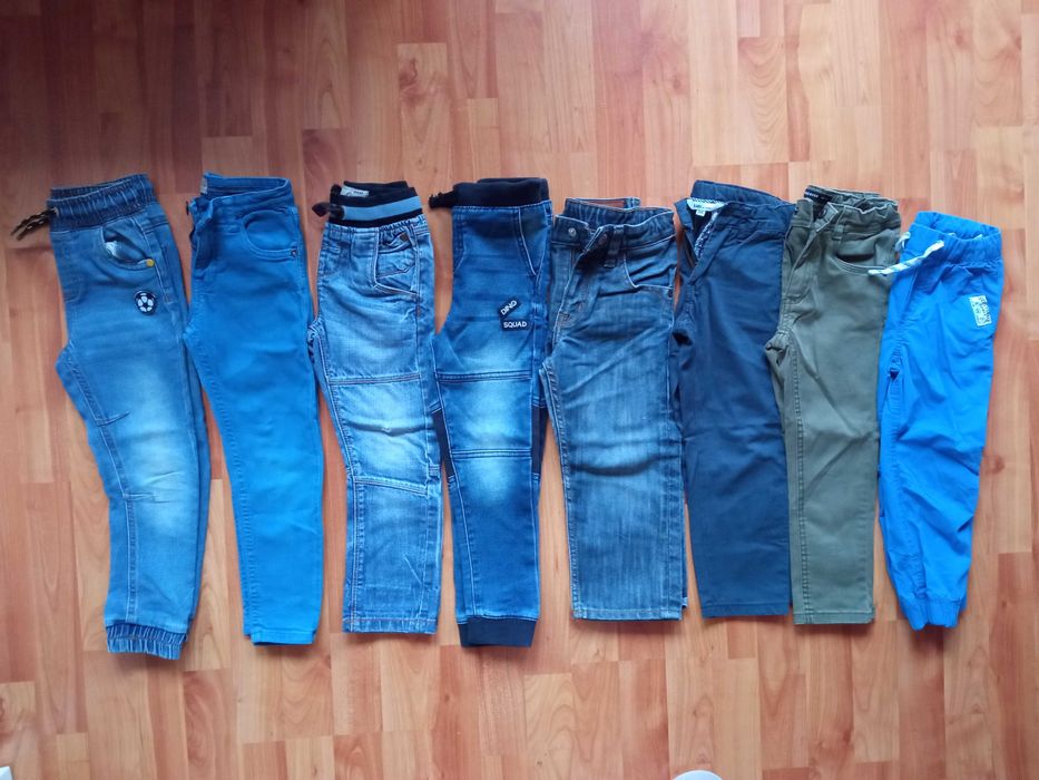 Paka ubrań wiosna jesień 3-4 lata r. 98, 104 bluza, spodnie 80 szt