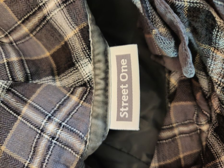 Sukienka letnia w kratkę lekka Street One boho vintage 38 M