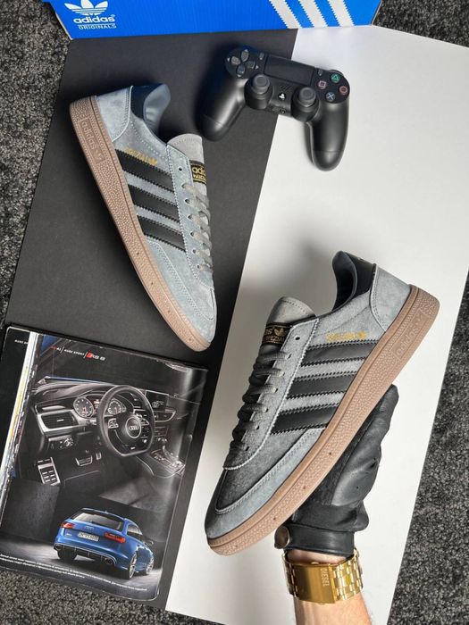 Чоловічі кросівки адідас Adidas Handball Spezial Grey Black [41-45]