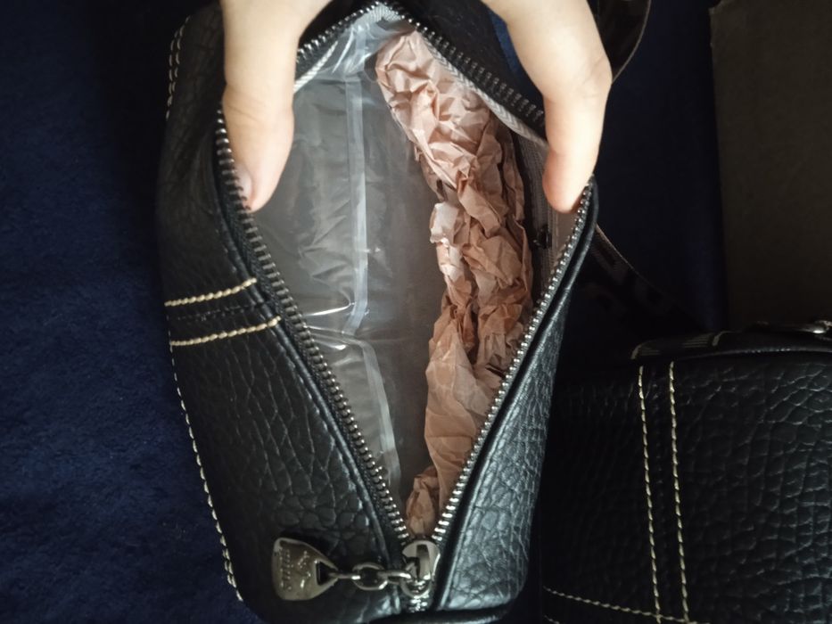 Кожаная сумка корос- боди