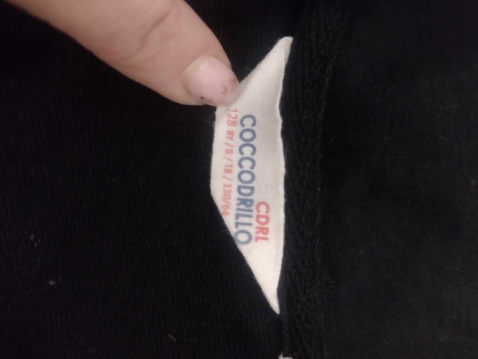 Bluza czarna coccodrillo 128