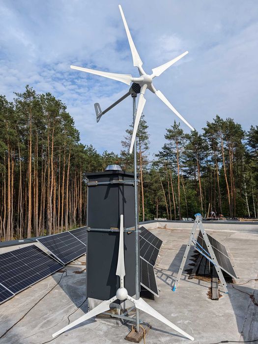 2000W 24V/48V IMPIANTO Eolico Orizzontale Turbina Eolica Con Controller - Foto 7