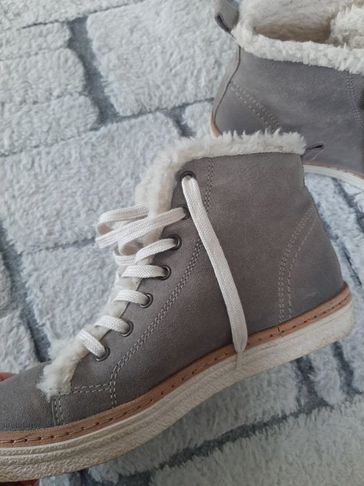 Oryginalne skórzane zimowe botki Weinbrenner r.38 skóra naturalna