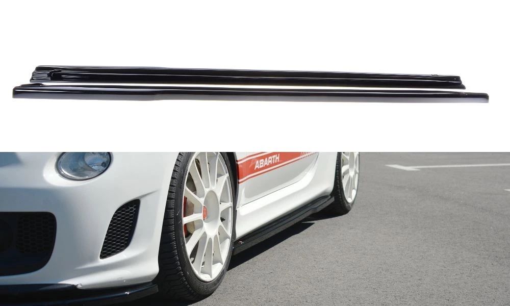 LÂMINAS DAS EMBALADEIRAS SIDE SKIRTS ABAS PALAS LIPS FIAT 500 ABARTH