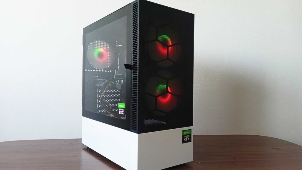 Komputer Gamingowy Ryzen5 5600 | RTX 3050 8GB | 16GB DDR4 | NVMe + HDD | RGB LED