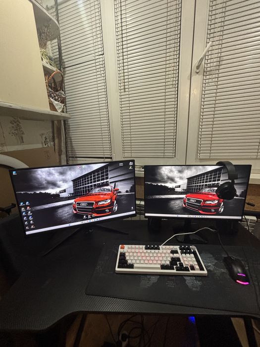 Продам ігровий пк, мишка клавіатура навушники та коврик в комплекті