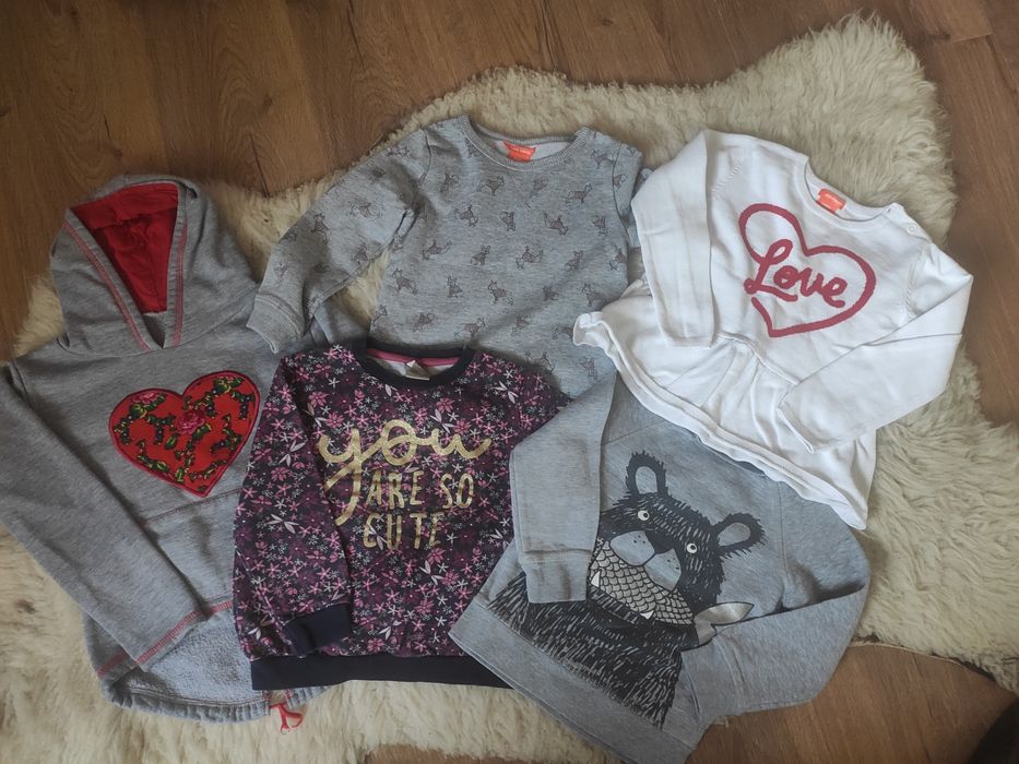 Bluza dla dziewczynki C&Ai 104 zestaw 5 sztuk