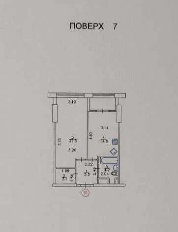 Неймовірна! Продаж 1-кімнатної квартири 52м2 в ЖК Manhattan city - Вид 2