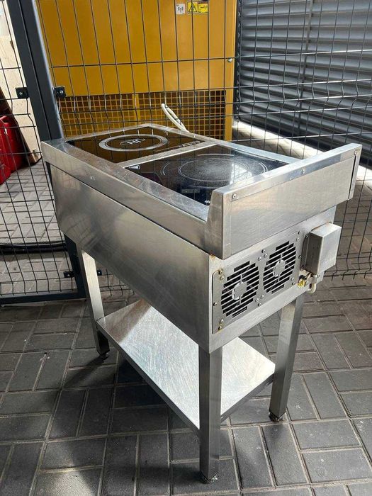 Індукційна плита Tehma 2-х конф. - 3,5 кВт 400х800х850 мм напільна