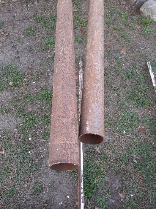 Rura na komin i słupki ogrodzeniowe