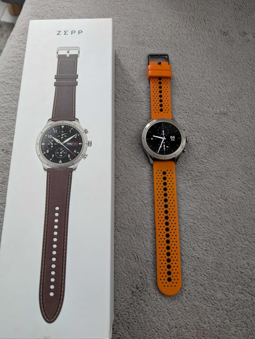 Huami Zepp Z Amazfit Titanium Титан Смарт Часы Годинник Мужские Brown