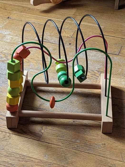 Ikea Mula drewniana zabawka edukacyjna dla dzieci w stylu montesorri
