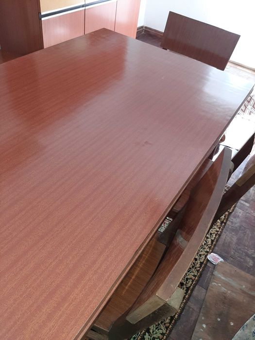 Mesa jantar vintage 6 cadeiras