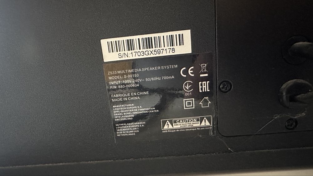 Głośniki komputerowe Logitech S-00150