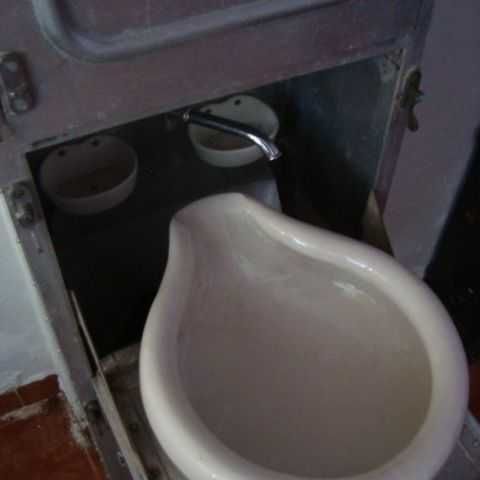 Lavabo de cabine de navio em aço inoxidável