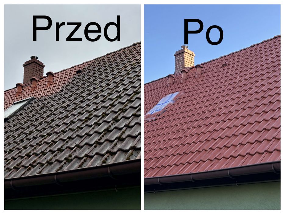 Mycie i malowanie dachów, kostki brukowej i elewacji – fachowo!