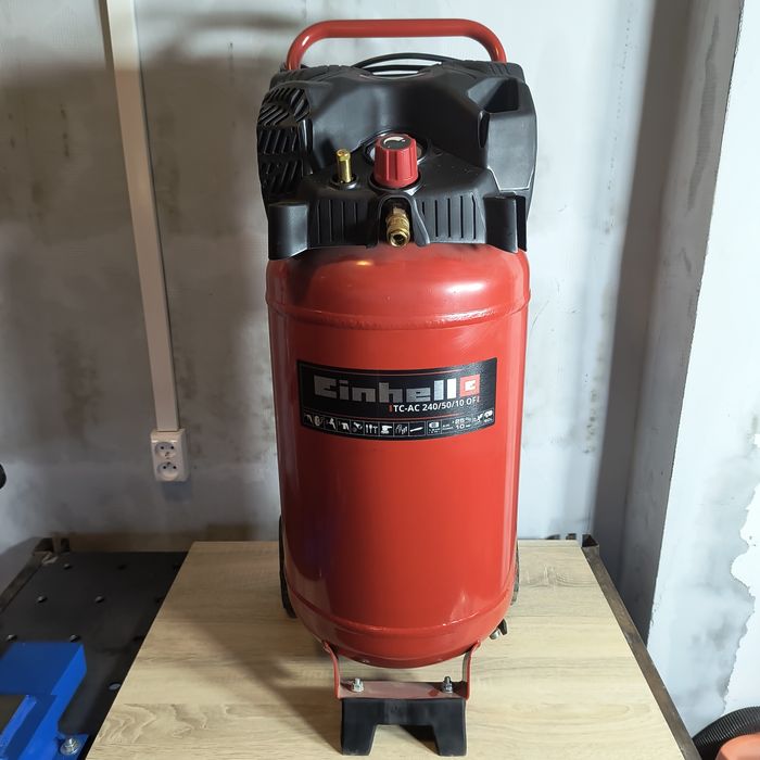 Kompresor bezolejowy sprężarka Einhell TH-AC 240/50/10 OF 50 l 10 bar
