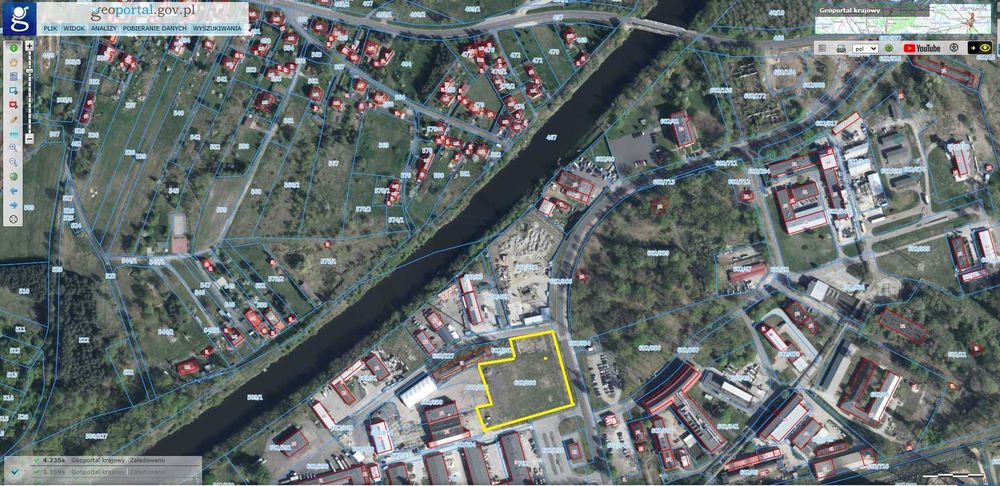 Działka ulica energetyków BLACHOWNIA