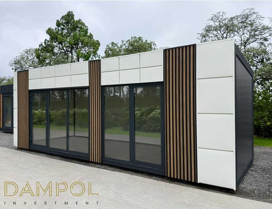 Pawilon/Kontener Handlowy Biurowy 7x3-Producent szybka realizacja
